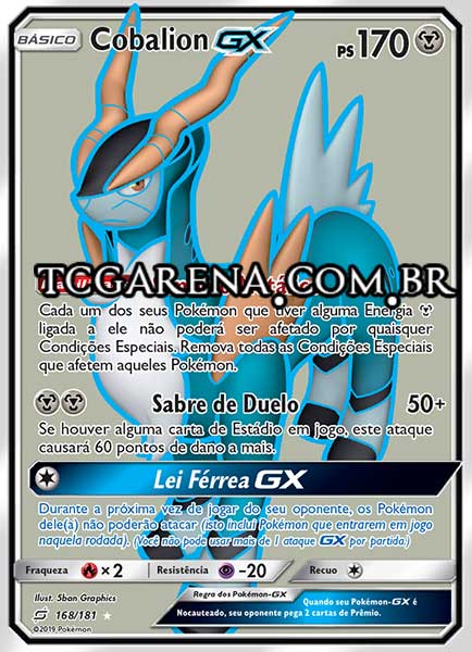 Carta Cobalion-GX (168 / 181)