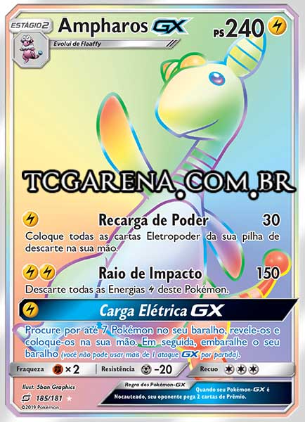 Carta Ampharos-GX (185 / 181)