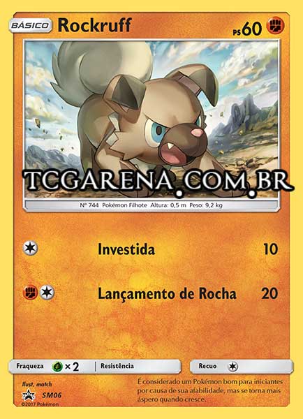 Carta Rockruff (SM06)