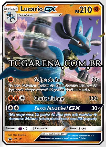 Carta Lucario-GX (SM100)