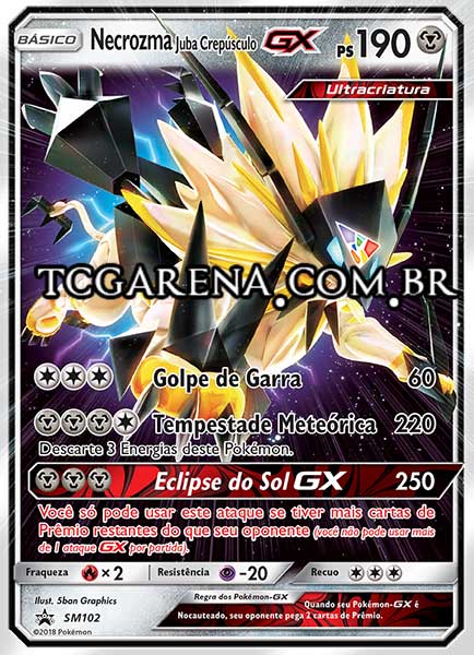 Carta Dusk Mane Necrozma-GX (SM102)