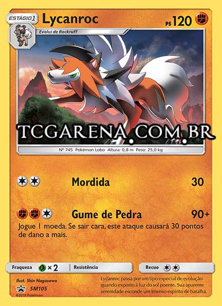 Carta Lycanroc (SM105)