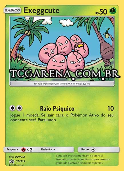 Carta Exeggcute (SM119)