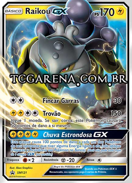 Carta Raikou-GX (SM121)