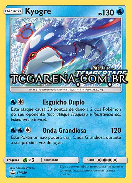 Carta Kyogre (SM129)