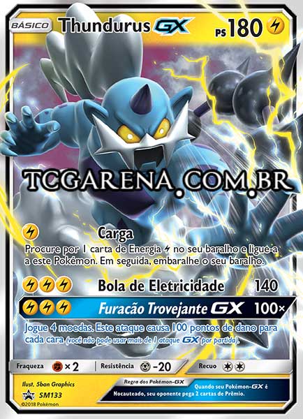 Carta Thundurus-GX (SM133)