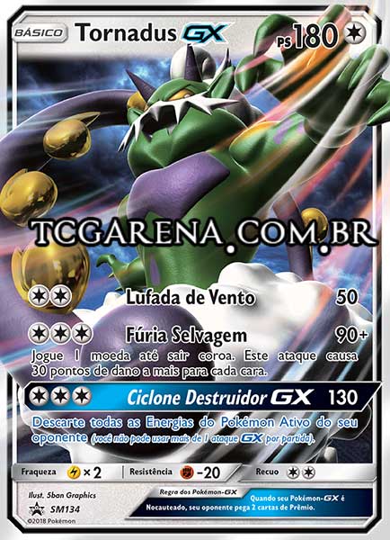 Carta Tornadus-GX (SM134)