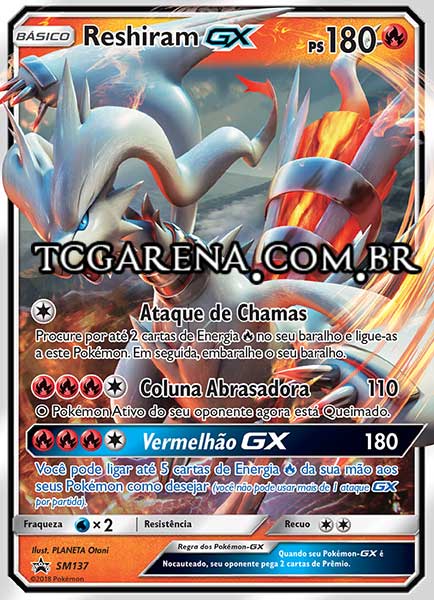 Carta Reshiram-GX (SM137)