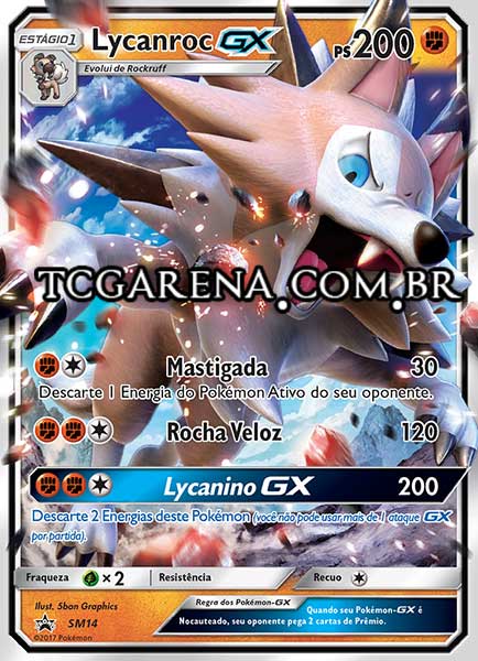 Carta Lycanroc-GX (SM14)