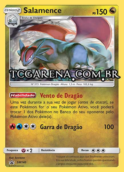 Carta Salamence (SM140)