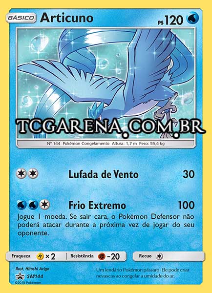 Carta Articuno (SM144)