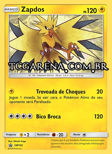 Carta Zapdos (SM145)