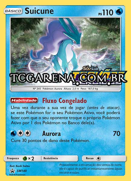 Carta Suicune (SM149)