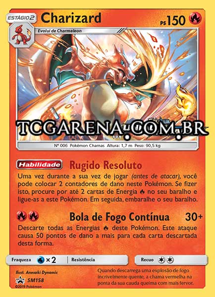 Carta Charizard (SM158)