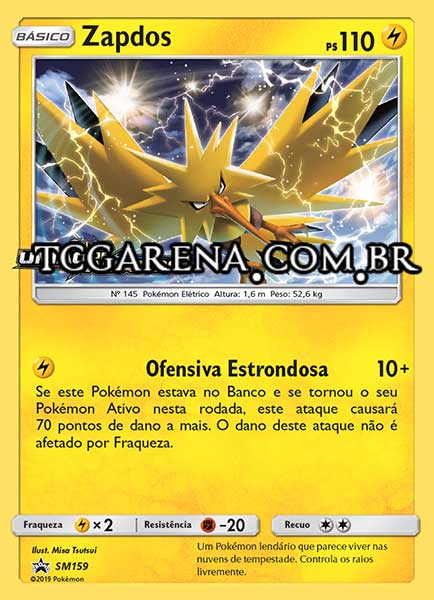 Carta Zapdos (SM159)