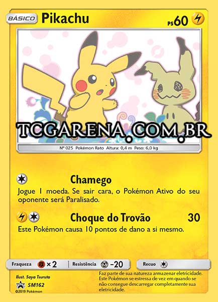 Carta Pikachu (SM162)