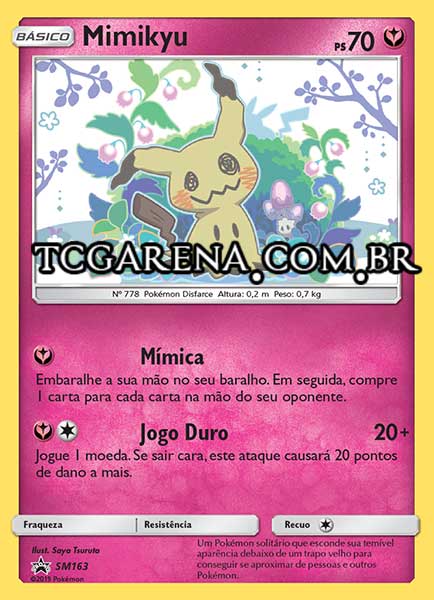 Carta Mimikyu (SM163)