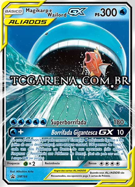 Carta Magikarp & Wailord-GX (SM166)