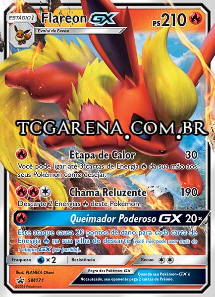 Carta Flareon-GX (SM171)