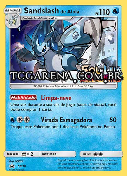 Carta Alolan Sandslash (SM18)