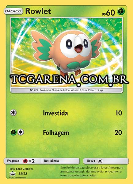 Carta Rowlet (SM22)