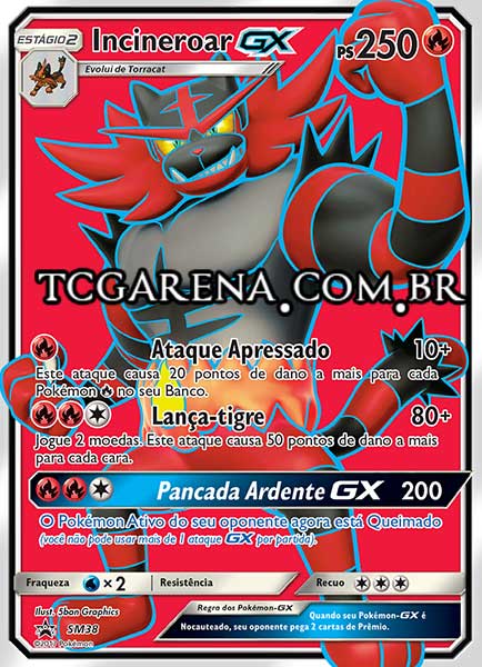 Carta Incineroar-GX (SM38)