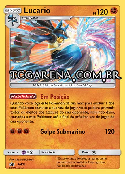 Carta Lucario (SM54)