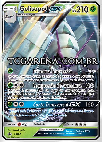 Carta Golisopod-GX (SM62)