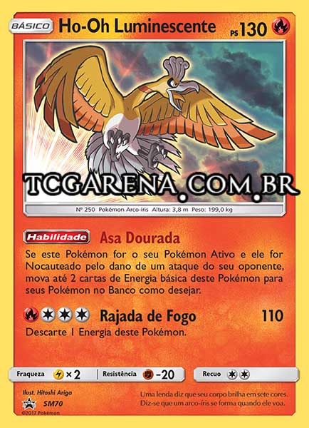 Carta Shining Ho-Oh (SM70)