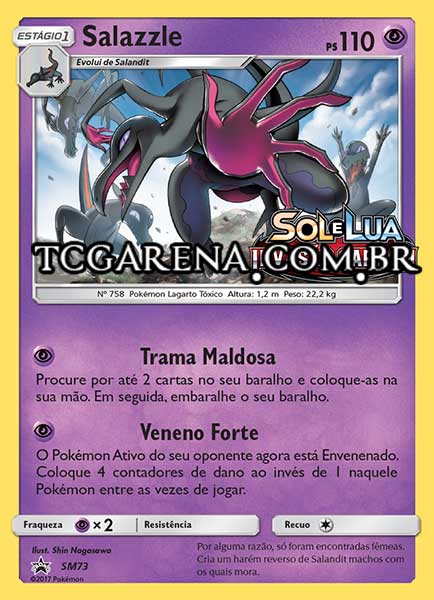 Carta Salazzle (SM73)