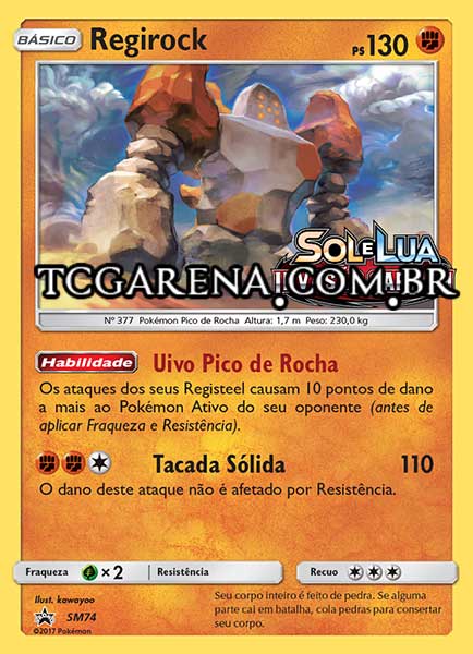 Carta Regirock (SM74)