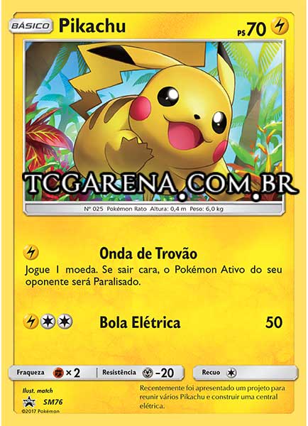 Carta Pikachu (SM76)