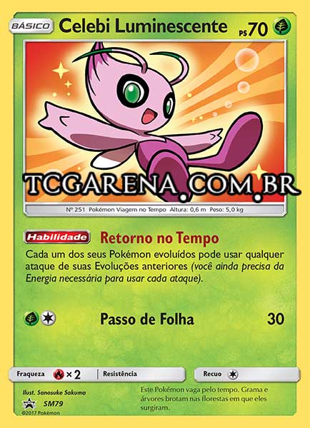 Carta Shining Celebi (SM79)