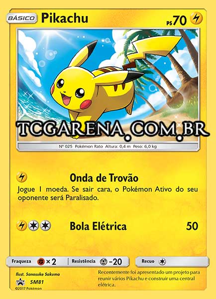 Carta Pikachu (SM81)