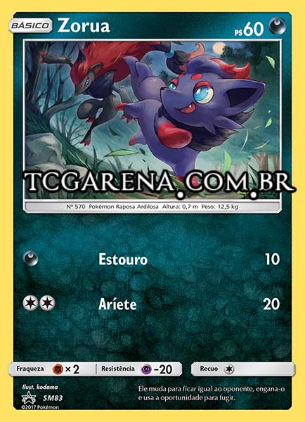 Carta Zorua (SM83)