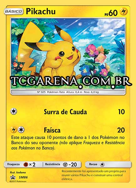 Carta Pikachu (SM86)