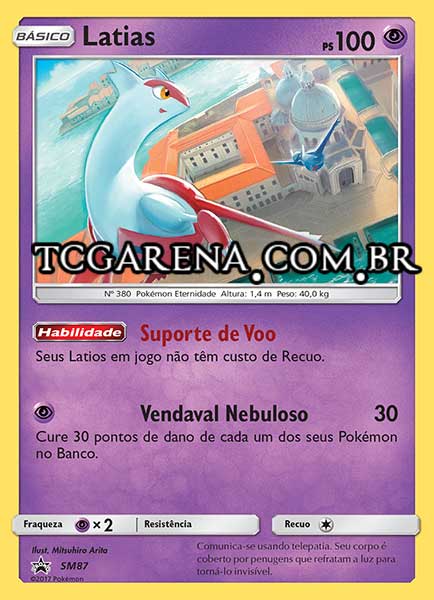 Carta Latias (SM87)