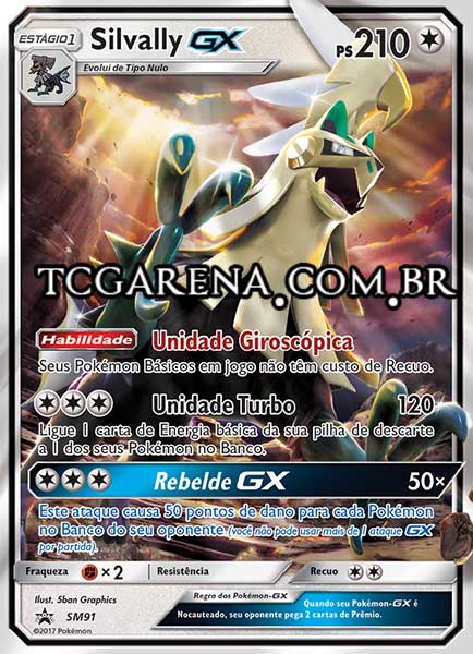 Carta Silvally-GX (SM91)