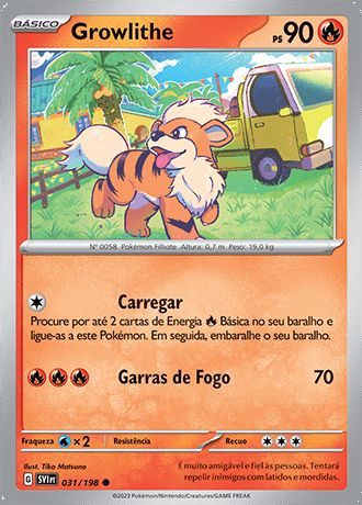 Carta Growlithe (31 / 198)