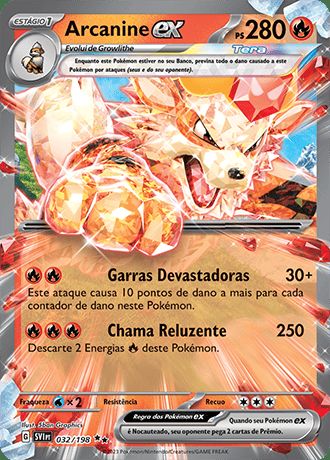 Carta Arcanine ex (32 / 198)