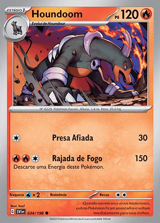 Carta Houndoom (34 / 198)