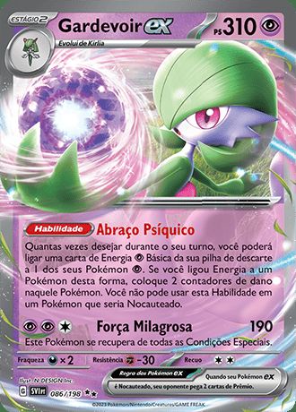 Carta Gardevoir ex (86 / 198)