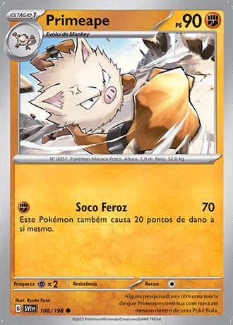 Carta Primeape (108 / 198)