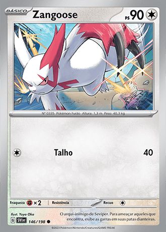 Carta Zangoose (146 / 198)