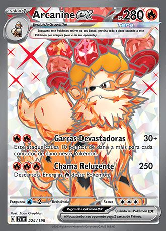 Carta Arcanine ex (224 / 198)