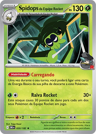 20 / 182 - Team Rocket's Spidops