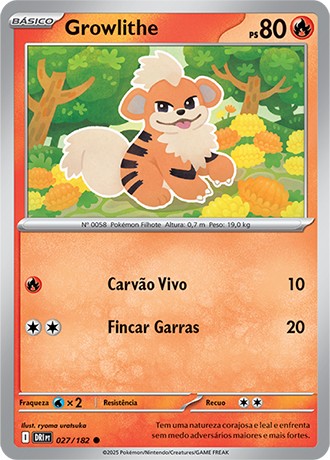 27 / 182 - Growlithe