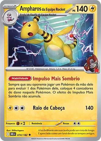 74 / 182 - Team Rocket's Ampharos