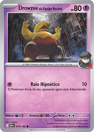 79 / 182 - Team Rocket's Drowzee
