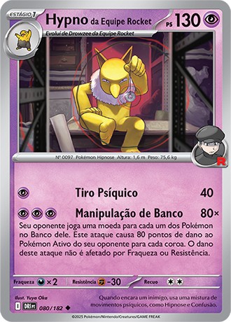 80 / 182 - Team Rocket's Hypno